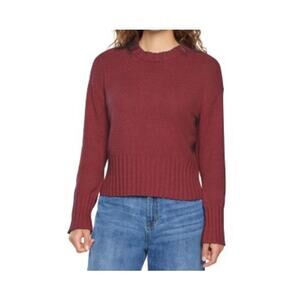 Gap Women's Knit Crewneck Sweater Red Size M